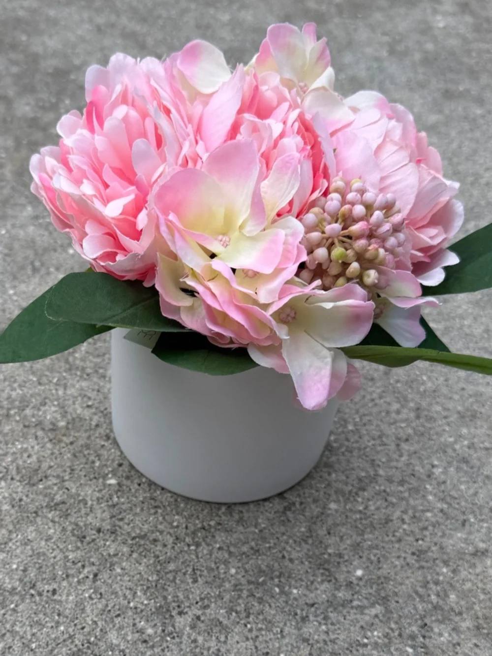 Pink Peony and Hydrangea Arrangement - NWT